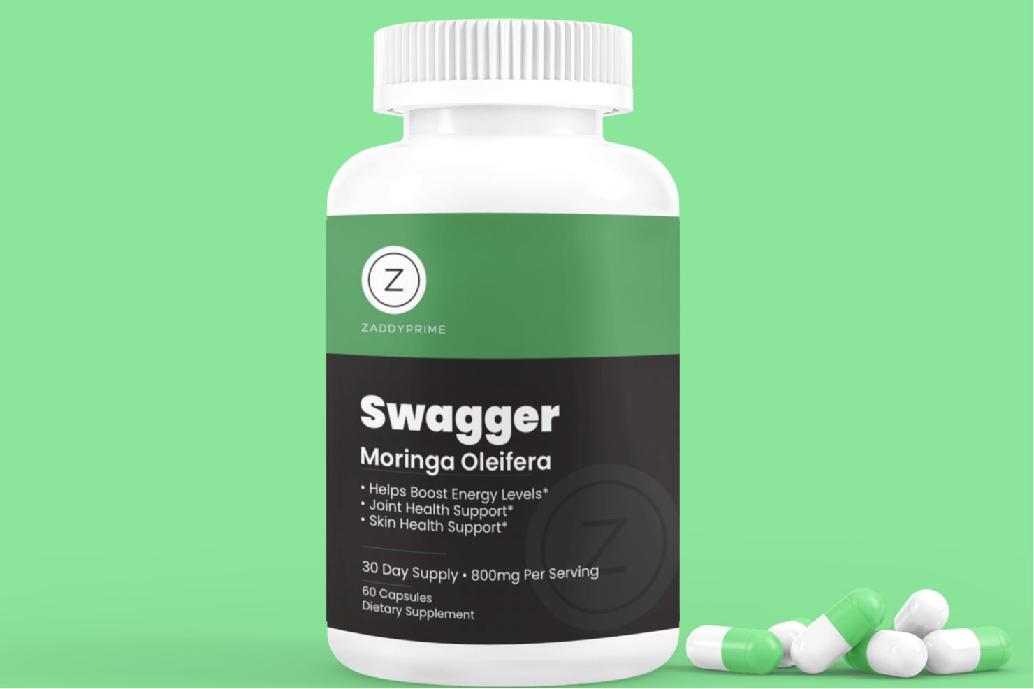 3 Pack Bundle of Swagger Moringa Vitality Booster, Gut Health, Joints and Skin - Get Your Swagger Back