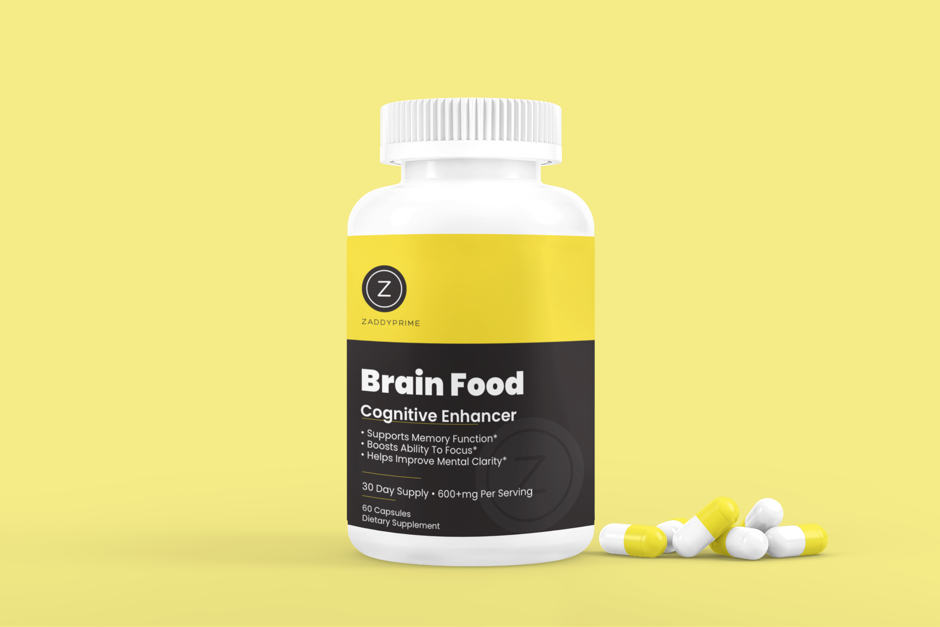 Brain Food Cognitive Nootropic - Sharpen Your Mental Focus and Feed Your Brain